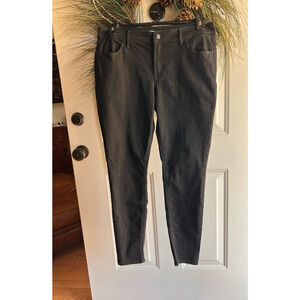 Old Navy Super Skinny Mid Rise Black denim Jeans Size 12